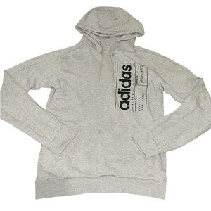 ADIDAS Gray Hoodie Size: SMALL